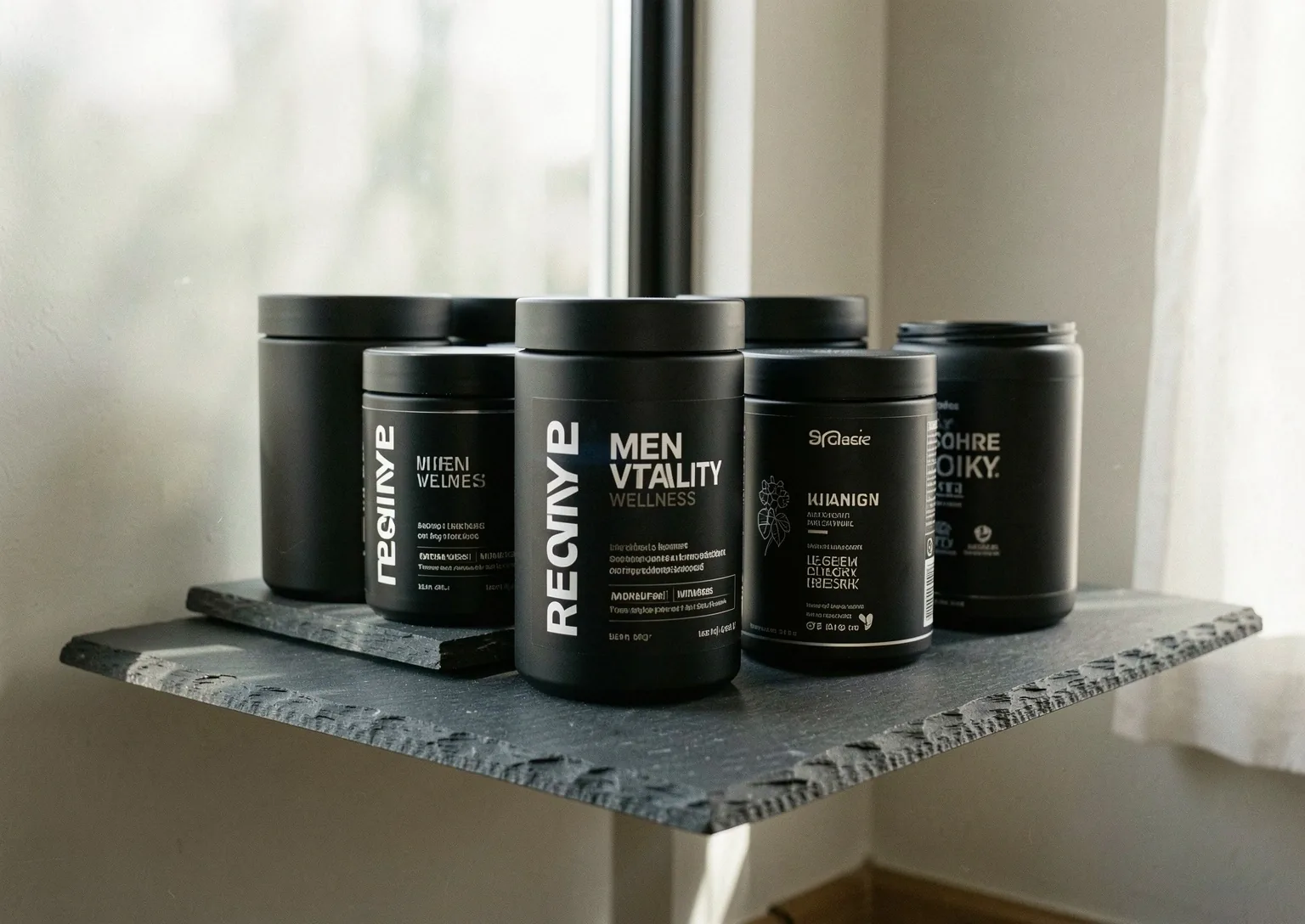 Premium wellness supplement architecture